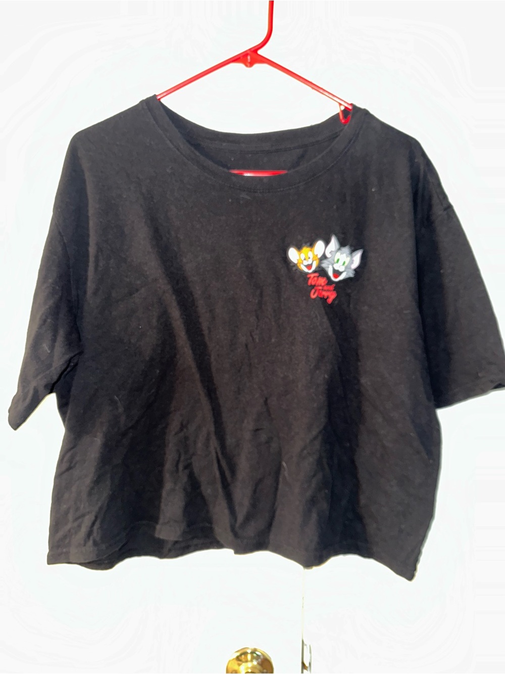 Plus Size Tom And Jerry Crop Top